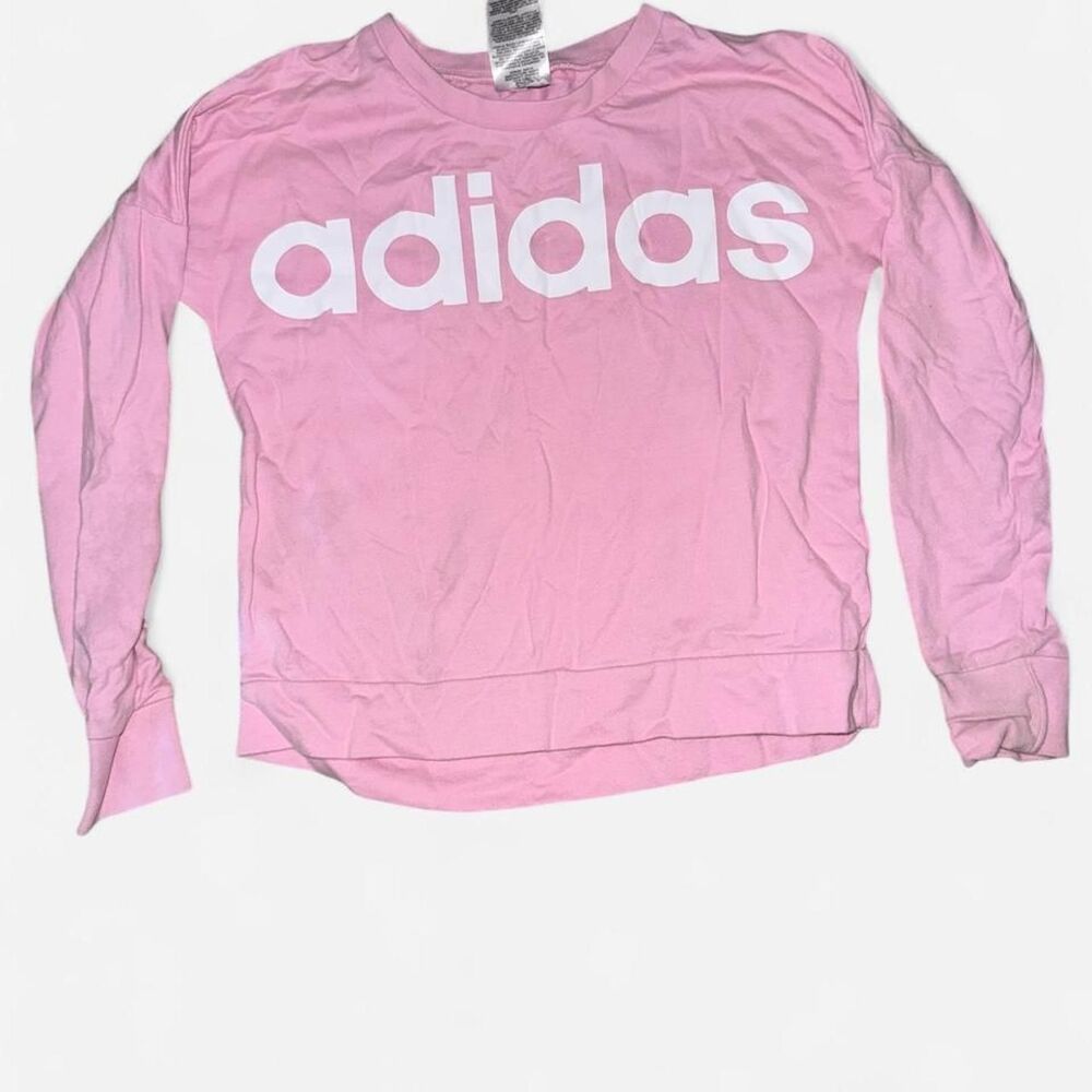 Adidas Girl's Pink Sweatshirt